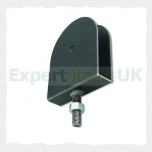 Gym Pulley Wheel Steel Bracket with 1/2" Threaded Stud